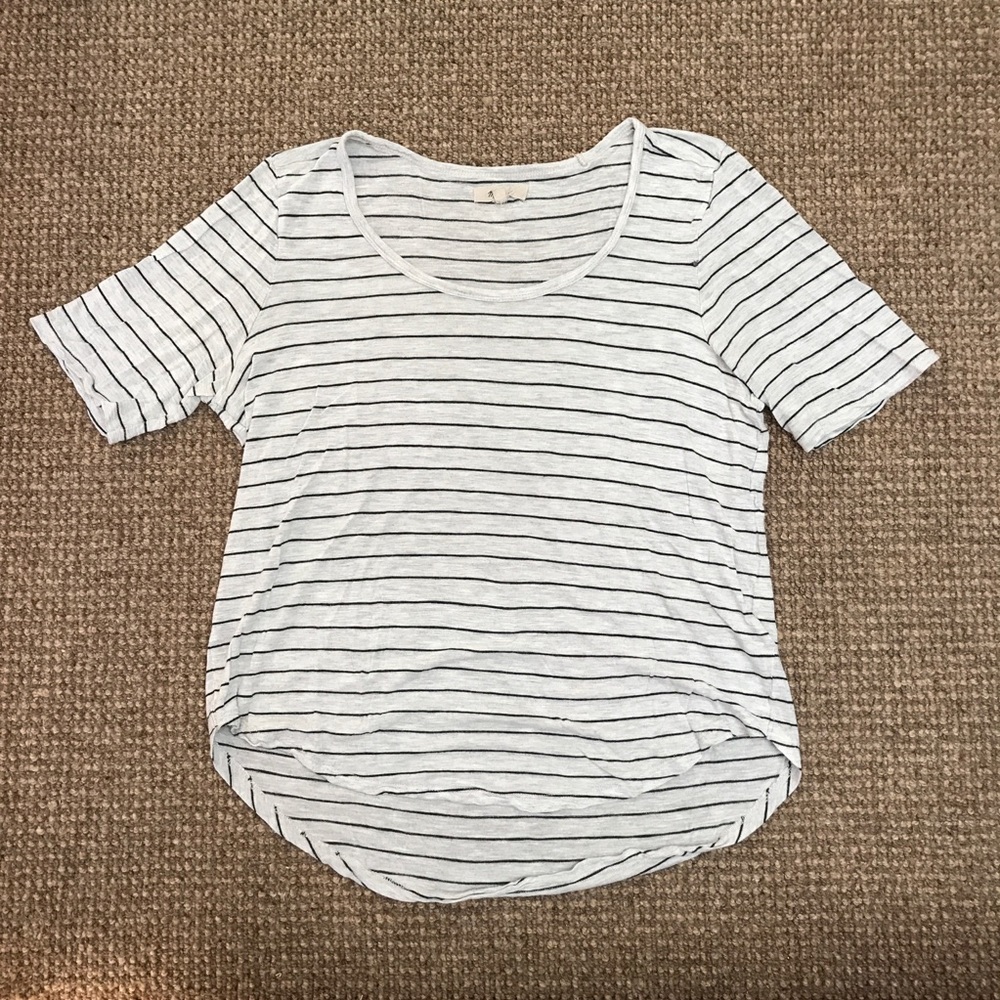Madewell Anthem Scoop Elbow-Sleeve Tee